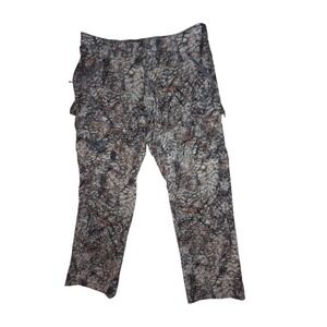 ASIO Gear Hunting Pants Mens XL Camo P00152 Lightweight Stretch Cargo Pockets
